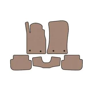 Tapis en Caoutchouc Carsuit (Beige)