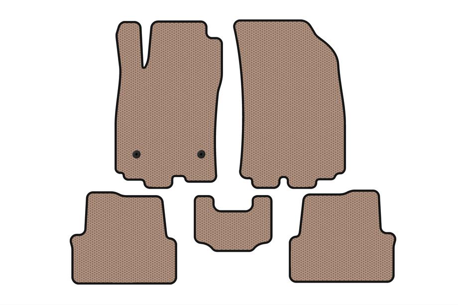 Chevrolet Sonic 2011-2022 Tapis en Caoutchouc Carsuit (HB, Beige) Photo 1