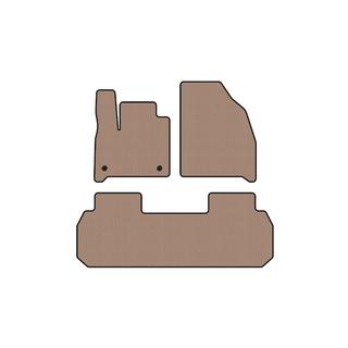 Tapis en caoutchouc Carsuit (2 rangées, beige) photo 1