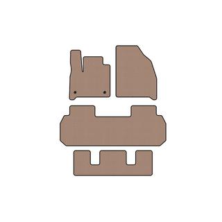 Tapis en caoutchouc Carsuit (3 rangées, beige) photo 1
