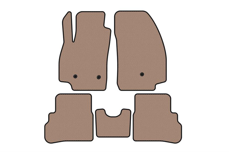Chevrolet Spark 2015-2023 Tapis de sol en caoutchouc Carsuit (2018-2023, beige) Image