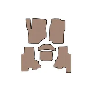 Tapis en Caoutchouc Carsuit (Beige)
