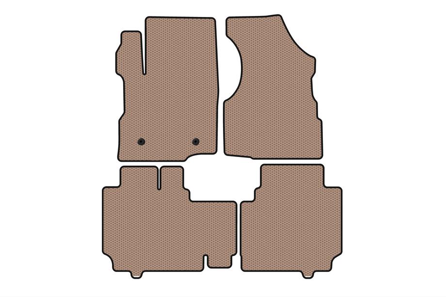 Chevrolet Equinox 2009-2016 Tapis de sol en caoutchouc Carsuit (2015-2017, beige) Photo 1