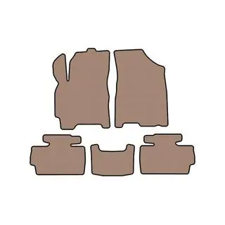 Tapis en Caoutchouc Carsuit (Beige)