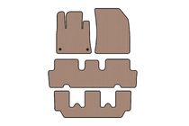 Citroen C-4 Picasso 2013–2022 Tapis en Caoutchouc Carsuit V1 (3 Rangées, Beige) photo 1