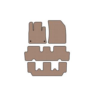 Tapis en Caoutchouc Carsuit V1 (3 Rangées, Beige) Citroen C-4 Picasso 2013–2022 photo 1