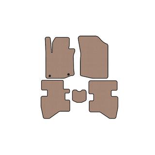 Tapis en Caoutchouc Carsuit (HB, Beige) Citroen C-1 2005-2014 photo 1