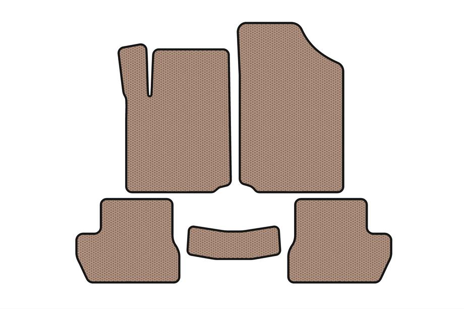 Citroen C-2 2003-2009 Tapis en Caoutchouc Carsuit (Beige) Photo 1