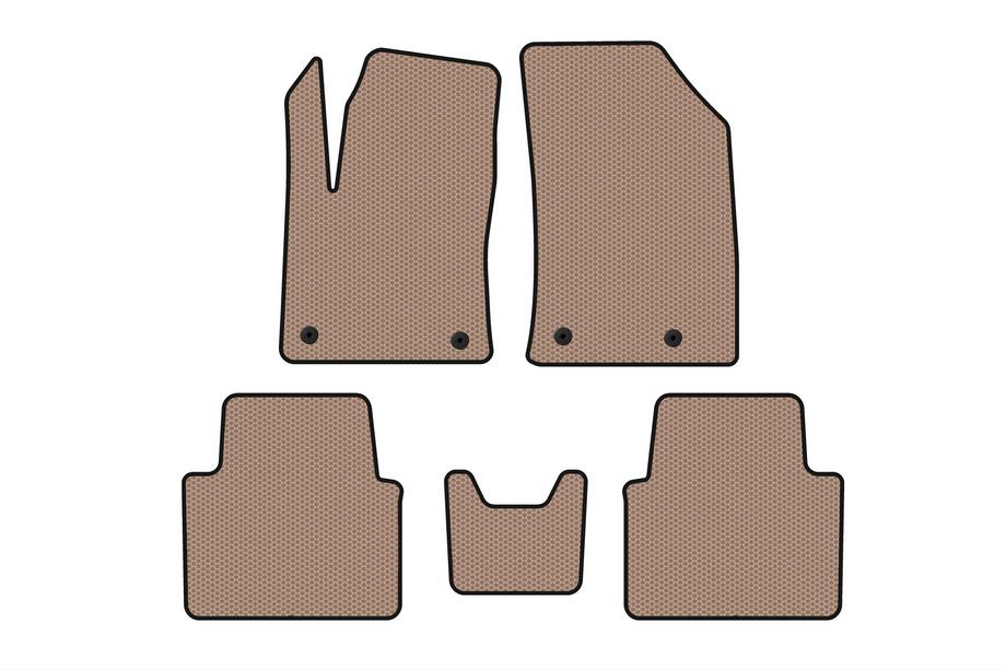 Citroen C-3 Aircross 2017-2024 Tapis en Caoutchouc Carsuit (Beige) Image