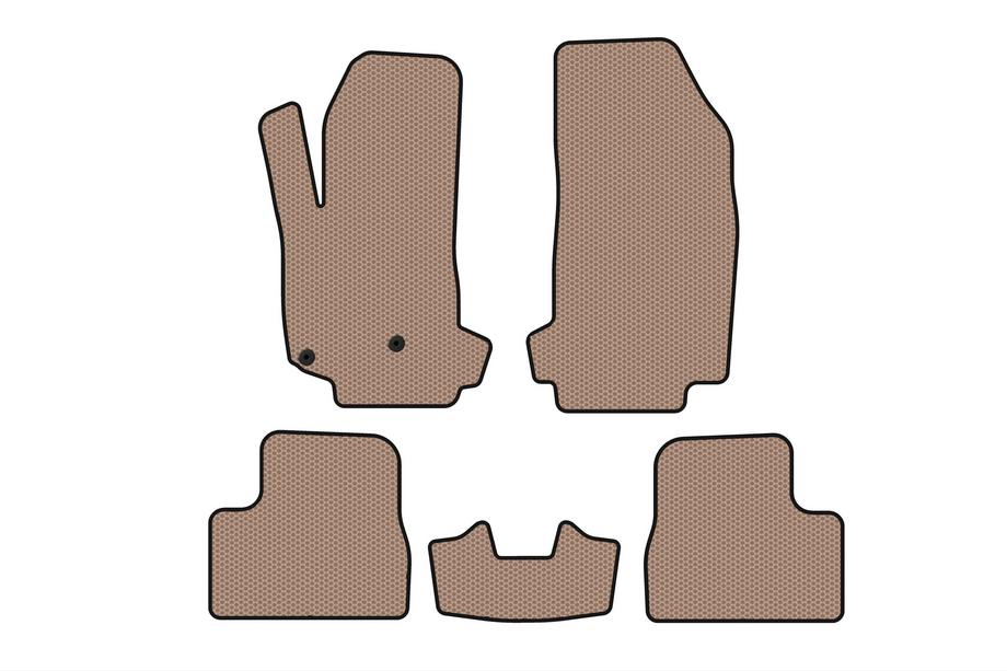 Citroen DS-3 2009-2016 Tapis en Caoutchouc Carsuit V-2 (Beige) Image