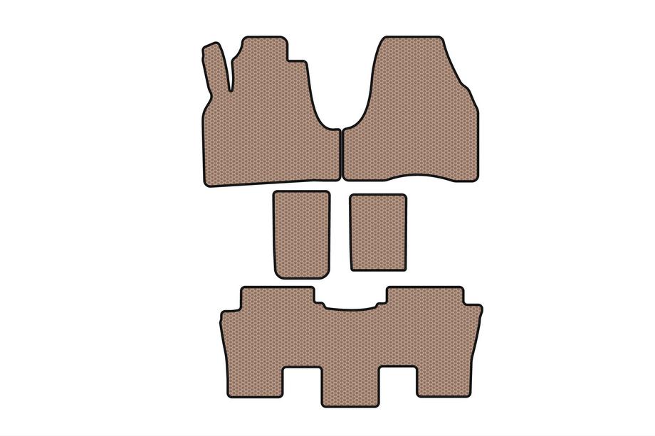 Citroen C-8 2002-2014 Tapis en Caoutchouc Carsuit (Beige) Image
