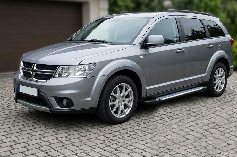 Dodge Journey 2008-2020 Marchepieds latéraux Allmond Grey (2 pcs, aluminium) Image
