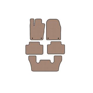 Tapis en caoutchouc Carsuit (3 rangées, beige) Dodge Durango 2010- photo 1