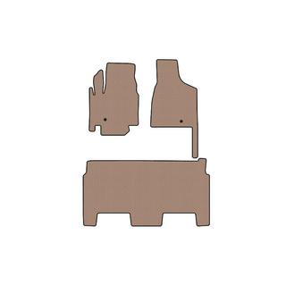 Tapis en Caoutchouc Carsuit (2008-2020, 2 Rangées, 8 Places/Équipement SXT, Beige) Dodge Grand Caravan V 2008-2020 photo 1