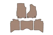 Dodge RAM (DS/DJ/D2) 2009–2024 Tapis en caoutchouc Carsuit (à partir de 2013, 5 places, beige) photo 1