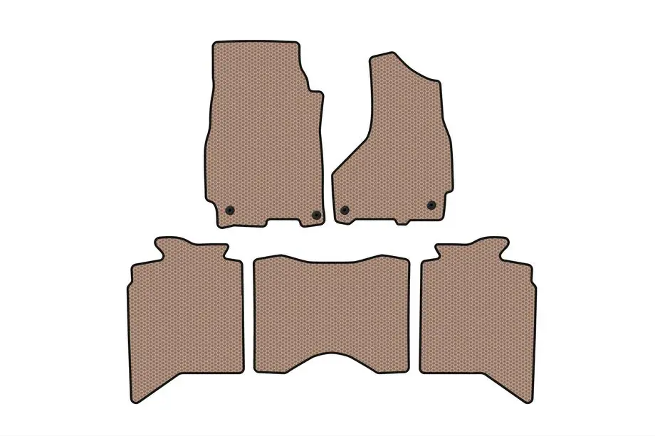 Dodge RAM (DS/DJ/D2) 2009–2024 Tapis en caoutchouc Carsuit (à partir de 2013, 5 places, beige) Image