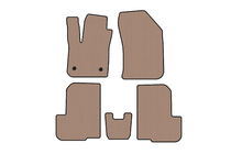 Dacia Lodgy 2012-2022 Tapis en caoutchouc Carsuit (2 rangées, 7 places, beige) photo 1