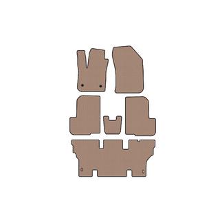 Tapis en caoutchouc Carsuit (3 rangées, 7 places, beige) Dacia Lodgy 2012-2022 photo 1
