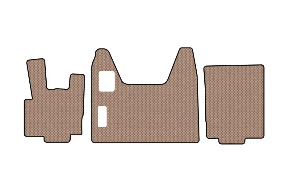 DAF XF95 2002-2006 Tapis en Caoutchouc Carsuit (Beige) Image