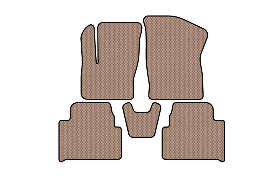 Ford C-Max 2004-2010 Tapis en Caoutchouc Carsuit (Beige) Photo 1