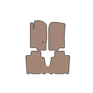 Tapis en caoutchouc Carsuit (2 rangées, beige) photo 1