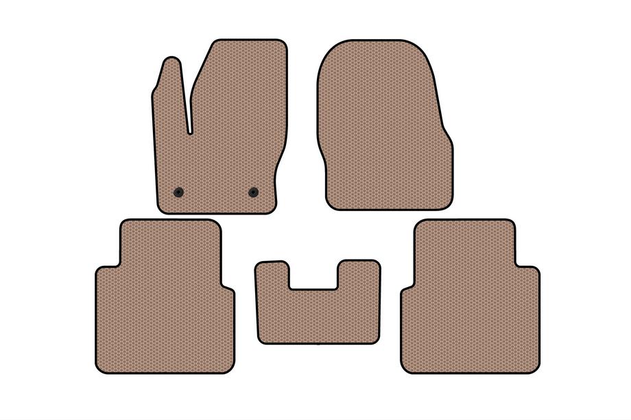 Ford Connect 2014-2021 Tapis en Caoutchouc Carsuit (Beige) Image