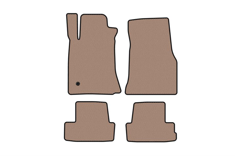 Ford Mustang 2005-2014 Tapis en caoutchouc Carsuit (2005-2009, GT, Coupé, beige) Photo 1
