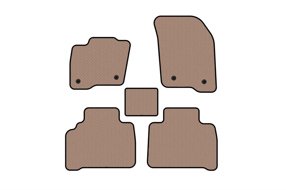 Ford S-Max 2015- Tapis en Caoutchouc Carsuit (Beige) Image