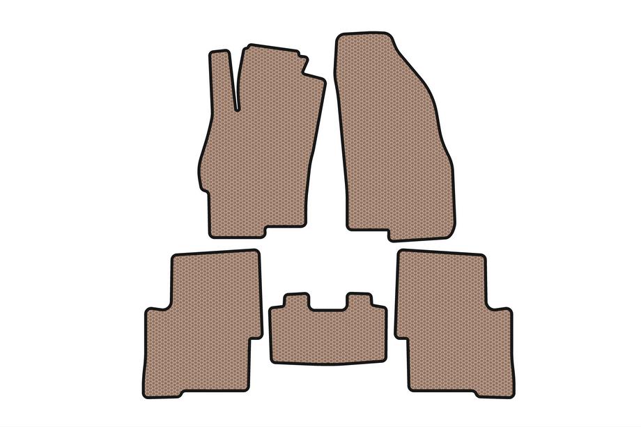 Fiat Linea 2006-2018 Tapis en caoutchouc Carsuit (SD, beige) Image