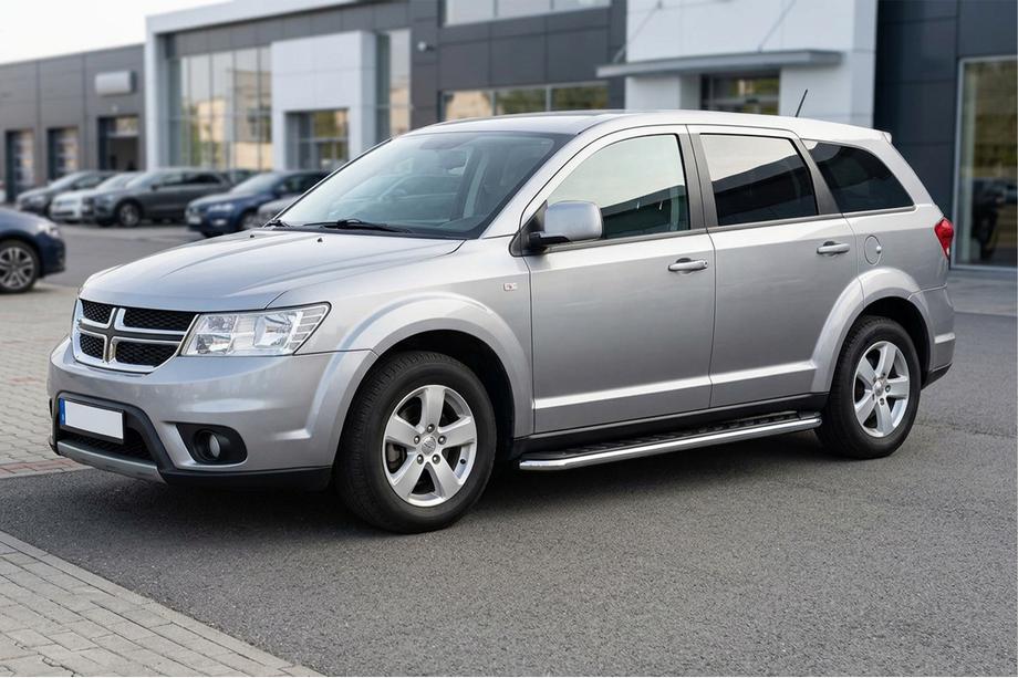 Dodge Journey 2008-2020 Marchepieds Latéraux Maydos V1 (2 pcs, Aluminium & Inox) Image