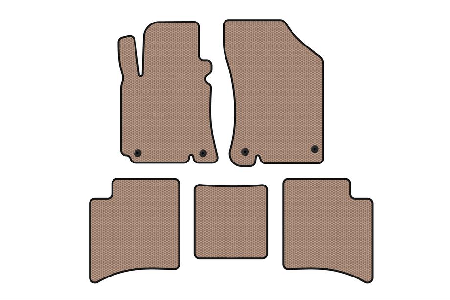 Geely MK Cross 2010-2016 Tapis en Caoutchouc Carsuit (Beige) Photo 1