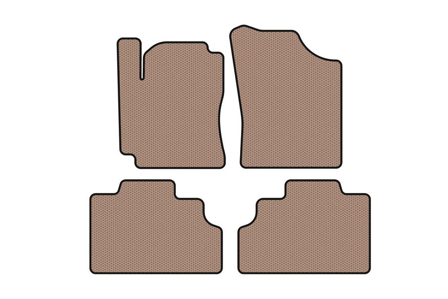 Geely CK-2 2008-2016 Tapis en caoutchouc Carsuit (SD, beige) Image