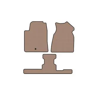 Tapis en caoutchouc Carsuit (1+3 rangées, 2013-2017, beige) photo 1