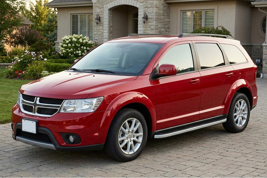 Dodge Journey 2008-2020 Marchepieds Latéraux Tayga Grey (2 pcs, Aluminium) Image