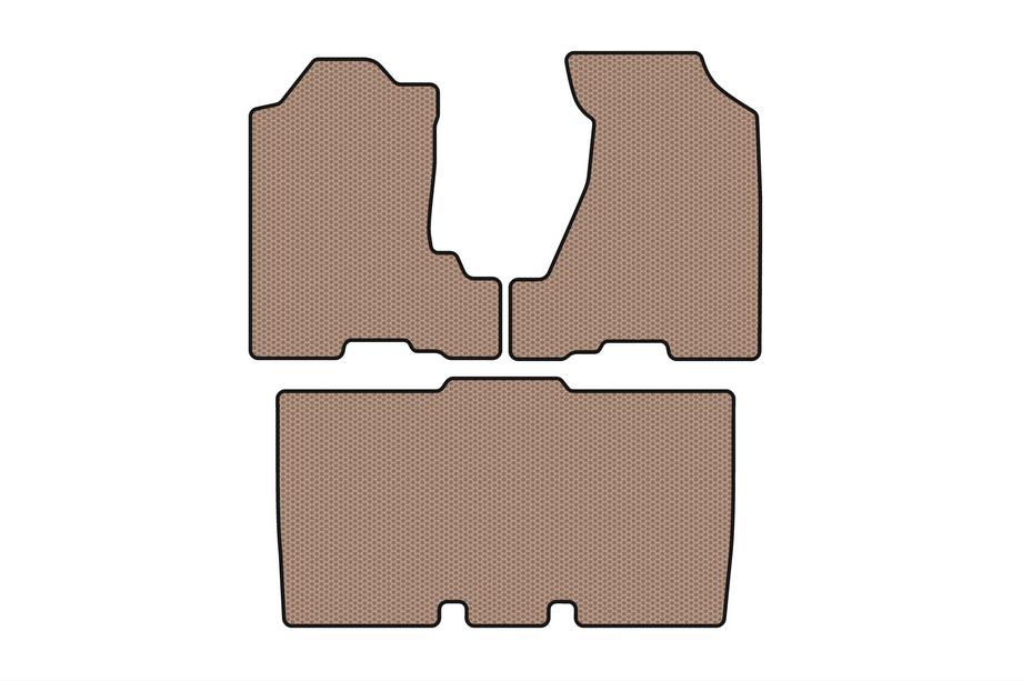 Honda Element 2003-2011 Tapis en Caoutchouc Carsuit (Beige) Photo 1