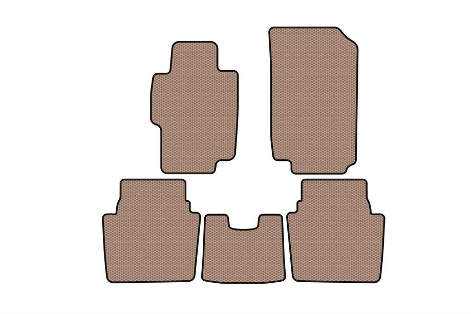 Honda Accord VII 2002-2007 Tapis en caoutchouc Carsuit (SD, beige) Image