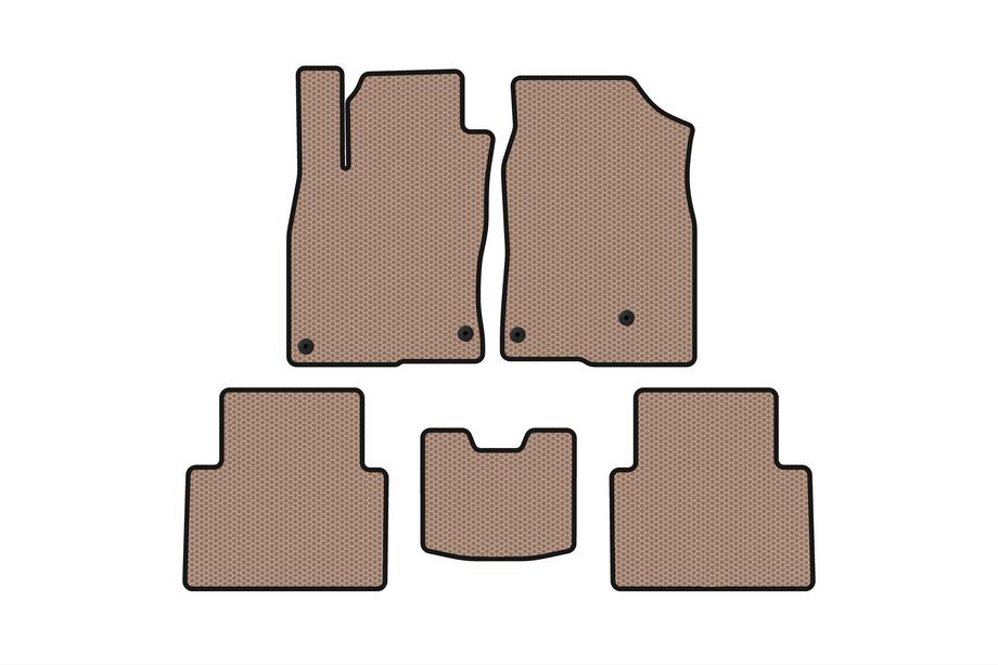 Honda Civic Sedan X 2016-2021 Tapis en caoutchouc Carsuit (SD, beige) Image