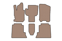 Honda FR-V 2004-2009 Tapis en Caoutchouc Carsuit (Beige) photo 1
