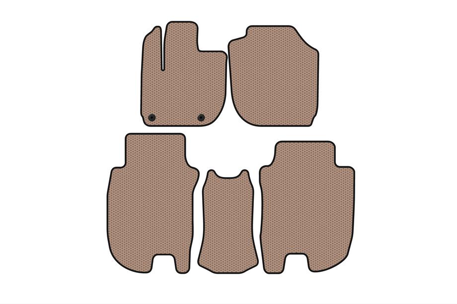 Honda HR-V 2014-2021 Tapis en Caoutchouc Carsuit (Beige) Image