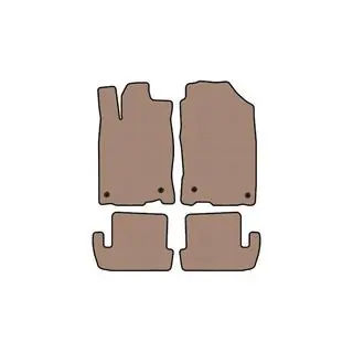 Tapis en Caoutchouc Carsuit (Beige)