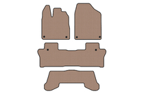 Honda Pilot 2015-2022 Tapis en caoutchouc Carsuit (3 rangées, beige) photo 1