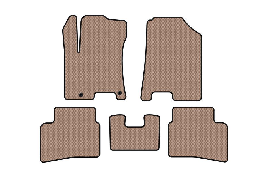 Hyundai Venue 2019- Tapis en Caoutchouc Carsuit (Beige) Image