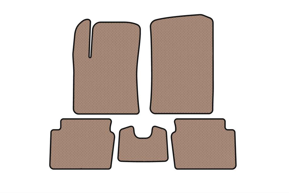 Hyundai I-10 2008-2013 Tapis en Caoutchouc Carsuit (HB, Beige) Image