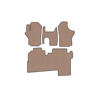 Tapis en caoutchouc Carsuit (2004-2007, 2 rangées, 8 places, beige) Hyundai H200, H1, Starex 1998-2007 photo 1