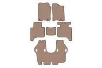 Infiniti QX56 2004-2010 Tapis en caoutchouc Carsuit (3 rangées, 2004-2008, beige) photo 1
