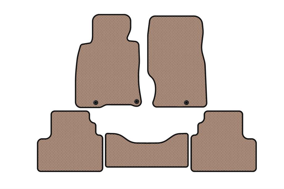 Infiniti G25/G35/37 (V36/CV36) 2006-2015 Tapis en caoutchouc Carsuit (G25-G35, SD, beige) Photo 1