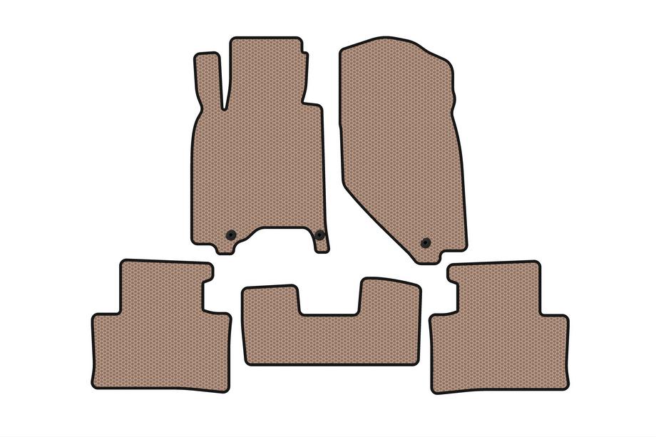 Infiniti G25/G35/37 (V36/CV36) 2006-2015 Tapis en caoutchouc Carsuit (G37 X, SD, beige) Photo 1