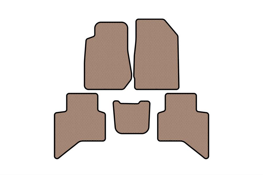 Isuzu D-Max 2019- Tapis en Caoutchouc Carsuit (Beige) Photo 1