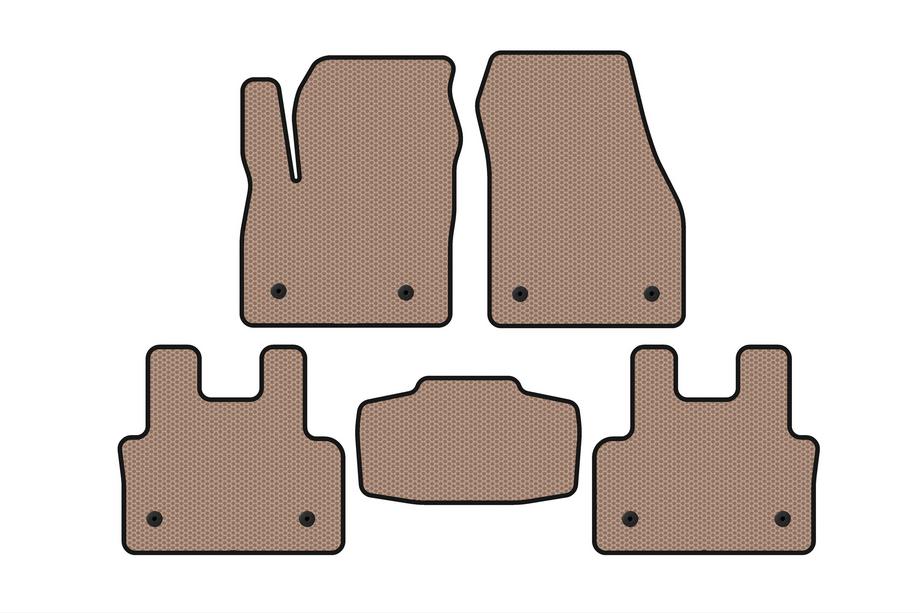 Jaguar E-Pace 2017-2024 Tapis en Caoutchouc Carsuit (Beige) Image