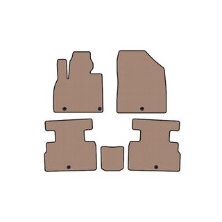 Tapis en caoutchouc Carsuit (2 rangées, 7 places, beige) photo 1